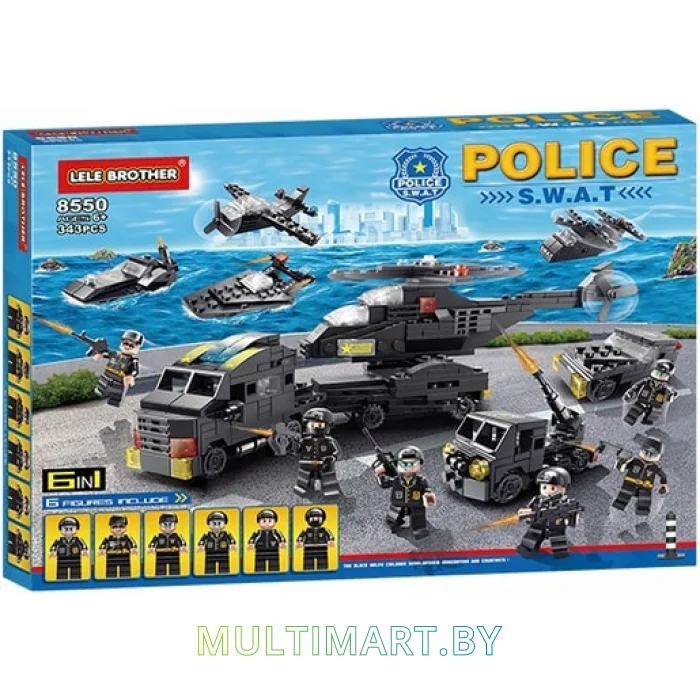 Конструктор Lele Brother 8550 6 в 1 Спецназ